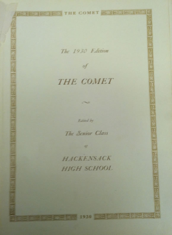 1930 HHS Yearbook pg2